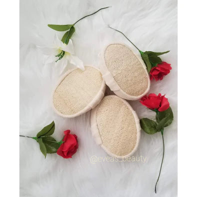 Loofah exfoliating sponge