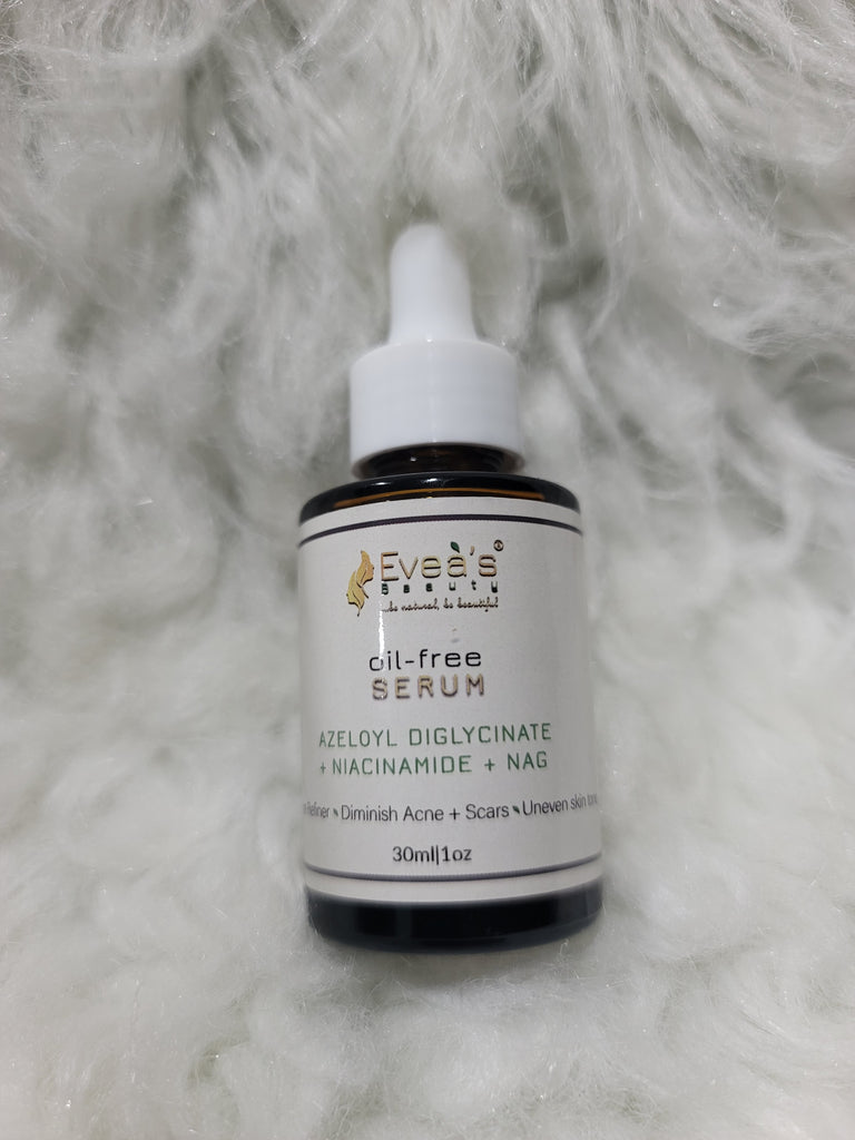 Azelaic Niacinamide Face Serum for Acne spots and pimples - www.eveasbeauty.com