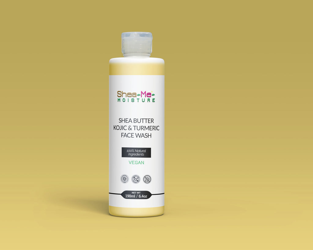 Shea -Me- Moisture Organic Kojic acid, Turmeric Face wash - www.eveasbeauty.com