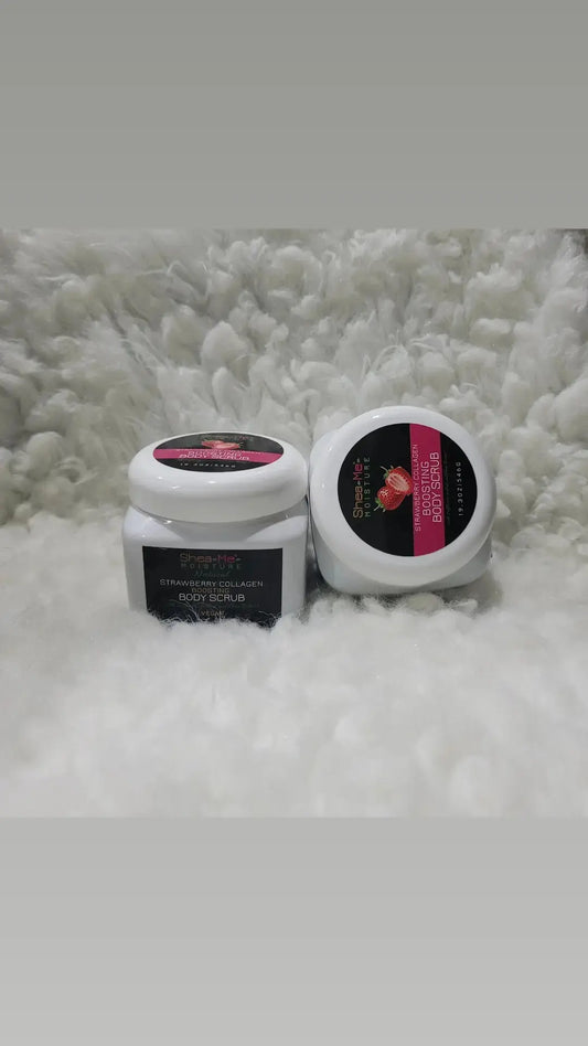 Best Organic Scrub for skin, Strawberry Collagen Boosting Scrub with Vitamin C, Safflower seed oil